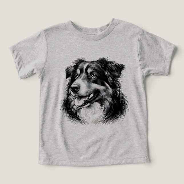 Drawing Australian Shepherd (Design Front)