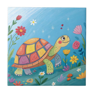 Drawing Baby Turtle Tile