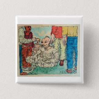 Drawing by Don Evans 9.23.70 15 Cm Square Badge