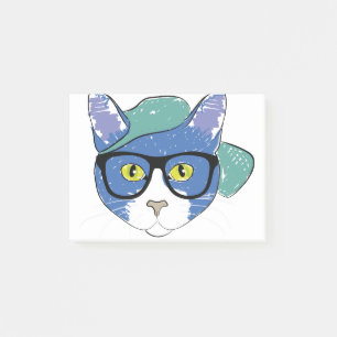 Drawing Cat Mascot Feline Pencil Animals Post-it Notes