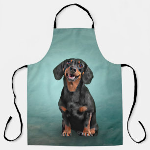 Drawing Dog breed dachshund Apron