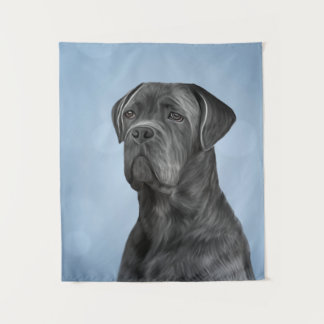 Drawing dog Cane Corso - Italian Mastiff Tapestry