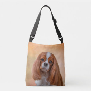 Drawing Dog Cavalier King Charles Spaniel Crossbody Bag