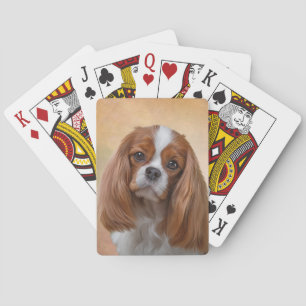 Drawing Dog Cavalier King Charles Spaniel Playing Cards