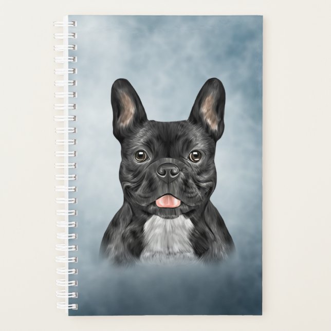 Drawing dog French Bulldog Planner (Front)