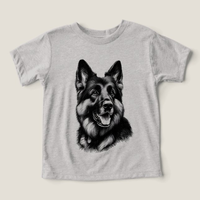 Drawing German Shepherd (Design Front)