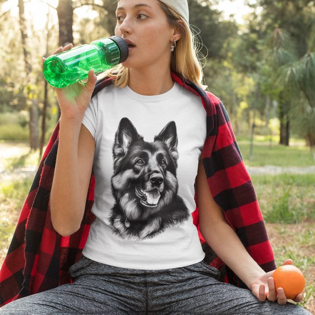 Drawing German Shepherd T-Shirt (Creator Uploaded)