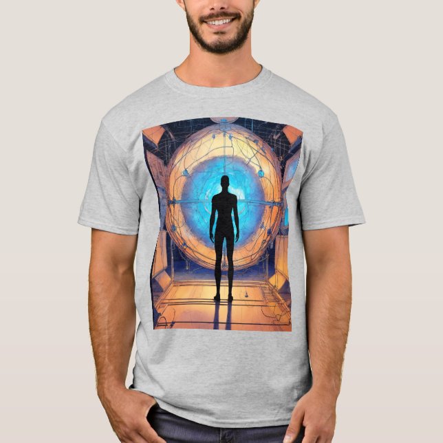 Drawing of a body silhouette T-Shirts (Front)
