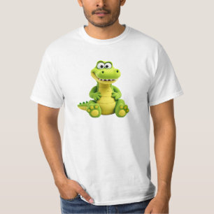 Drawing of a funny crocodile. T-Shirt