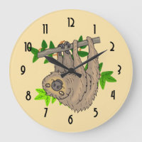 Drawing of a Sloth Hanging Upside Down