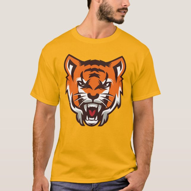 Drawing of a tiger's face T-Shirt (Front)