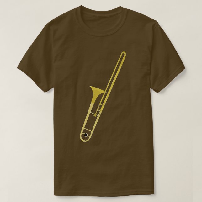 Drawing of a Trombone T-Shirt (Design Front)