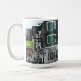 Drawing of Downtown Madison, Wisconsin Coffee Mug
