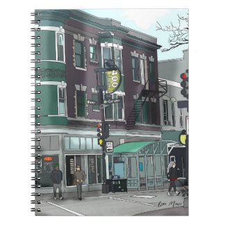 Drawing of Downtown Madison, Wisconsin Notebook