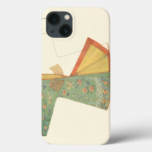 Drawing of Half-Finished Kimono iPhone 13 Case