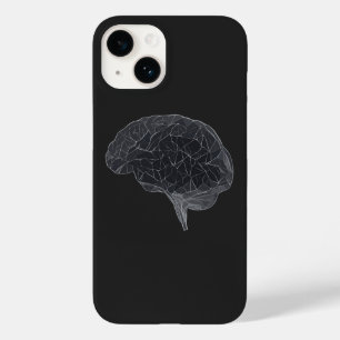 Drawing of Polygonal Brain - Neural Network Case-Mate iPhone 14 Case