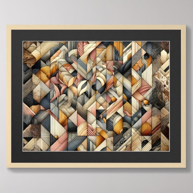 Drawing Pastel Abstract Modern Design Poster (Creator Uploaded)