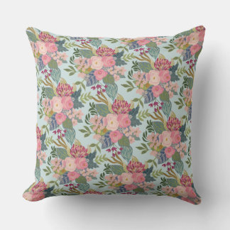 Drawing Room_Light Blue_Small Floral Pillow
