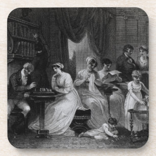 Drawing Room Scene, from 'The Social Day' by Peter Coaster