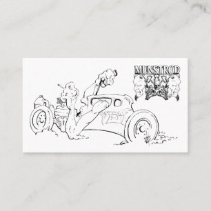 Drawing Street rod Business Card