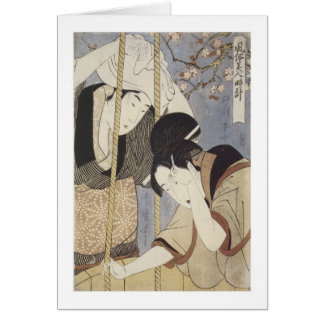 Drawing Water for Breakfast, Utamaro, 1795