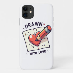 Drawing with love Case-Mate iPhone case