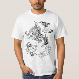 Drawn abstract T-Shirt