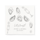 Drawn Champagne & Oysters Roast Engagement Party