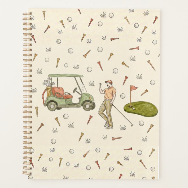 Drawn golf style planner (Front)