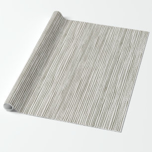 Drawn olive green stripes Christmas Holiday Wrapping Paper
