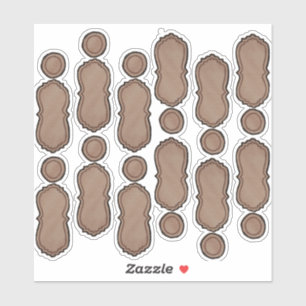 Drawn & Painted Bottle Labels d1 Sheet