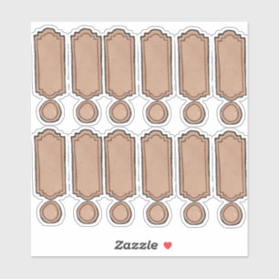 Drawn & Painted Bottle Labels d2 Sheet