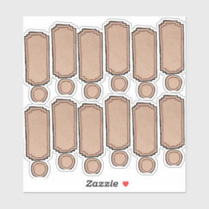 Drawn & Painted Bottle Labels d3 Sheet