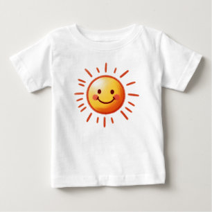 Drawn Sun Baby T-Shirt