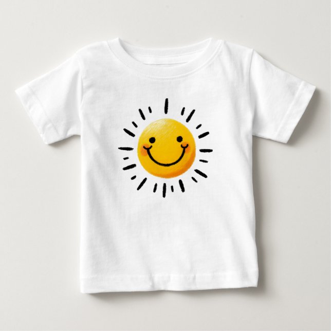 Drawn Sun Baby T-Shirt (Front)