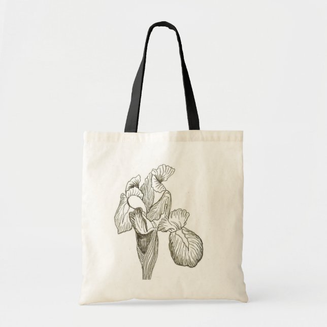 Drawn to Iris Tote Bag (Front)