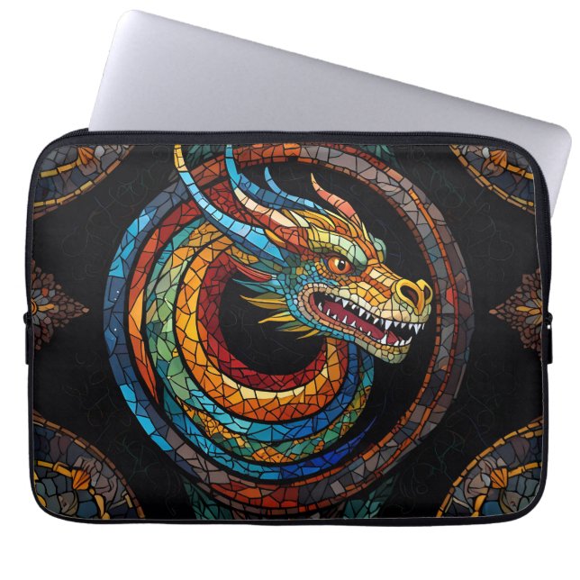 Drawstring Backpack Laptop Sleeve (Front)