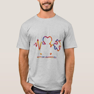 Drawstring closurelive, love, accept, autism, awar T-Shirt