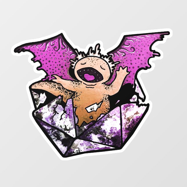 Draxolotyl Window Cling (Sheet)