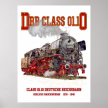 DRB Class 01.10 Steam Train. Deutsche Reichsbahn