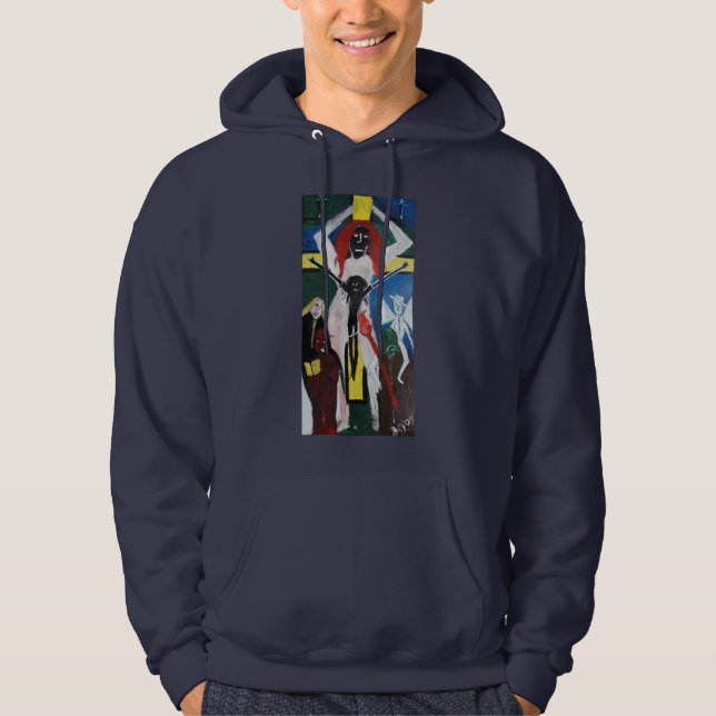 DREAD AS RED HEAD JESUS HOODIE (Front)