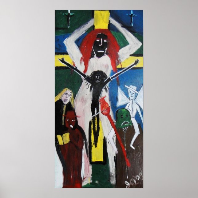 DREAD AS RED HEAD JESUS POSTER (Front)