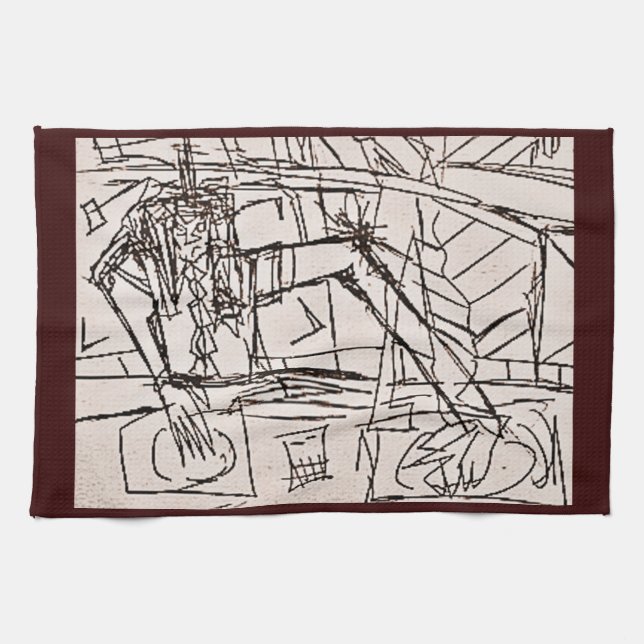 DREAD DJ TEA TOWEL (Horizontal)