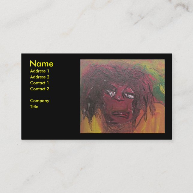 DREAD MUSCLE BUSINESS CARD (Front)