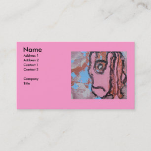 DREAD PINK BUSINESS CARD