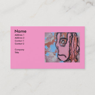 DREAD PINK BUSINESS CARD