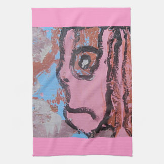 DREAD PINK TEA TOWEL