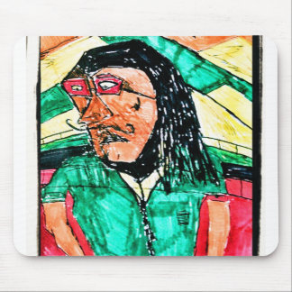 Dread Profile Drawing Mouse Pad