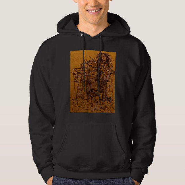 DREAD WAITING ON A SHOE SHINE HOODIE (Front)