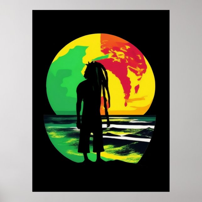 Dreadlocks in Moonlight Poster (Front)